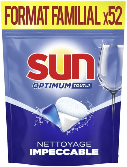 Sun optimum vaatwastabletten 52st alles in 1