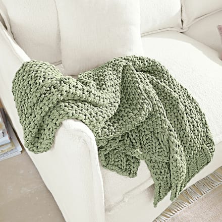 LOBERON Plaid Plixoren lichtgroen