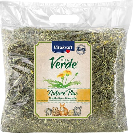 500g Vita Verde Timothy hooi met paardenbloem kleinvee