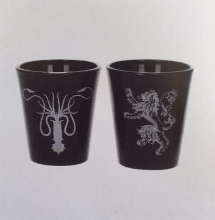 2 Shotglazen Game of Thrones - SD Toys