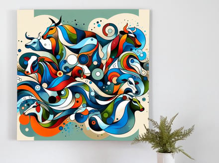 Kunstprint | Wanddecoratie | Forex | 75 × 75 cm