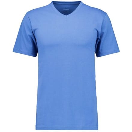 Ragman T-Shirt Uni V-Neck Single Jersey Royal Blue / male
