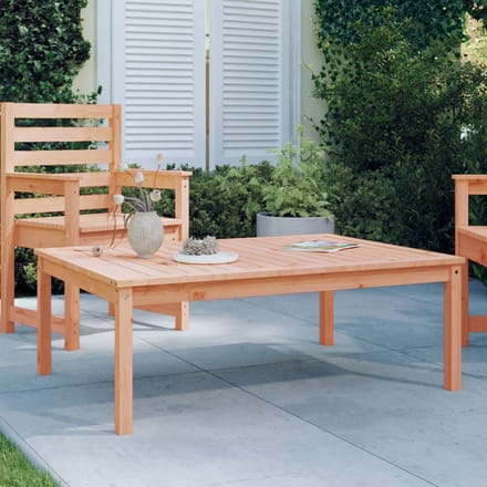 vidaXL - Tuintafel - 121x82,5x45 - cm - massief - douglashout