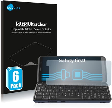 Savvies - Screenprotector voor Planet Computers Astro Slide 5G - Folie Beschermfolie transparant 6 Stuks