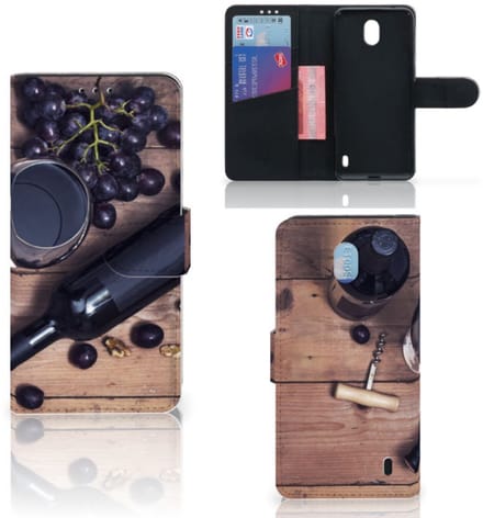 Nokia 1 Plus Book Cover Wijn