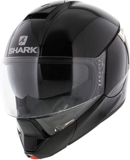 SHARK EVOJET BLANK Motorhelm Systeemhelm Zwart - Maat XS