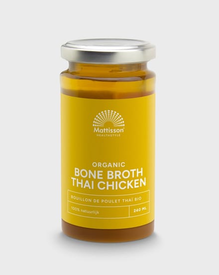 Mattisson - Biologische Thai Chicken Bone Broth - 240 ml