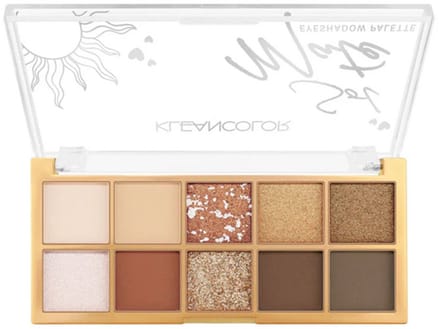 Kleancolor - Sol Mate - Eyeshadow Palette - 02 Time - Oogschaduwpalette - 10 kleuren - 12 g