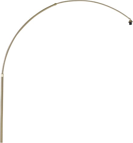 QAZQA xxl - Booglamp - 1 lichts - H 264 cm - Goud/messing -