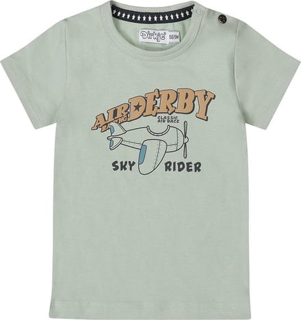 Dirkje Jongens T-shirt - Faded green