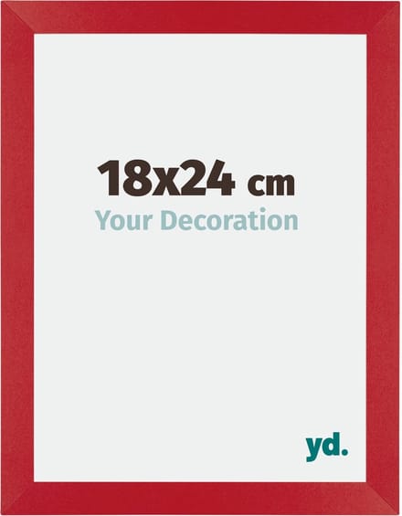 Your Decoration - Fotolijst 18x24 cm - MDF - Rood - Mura