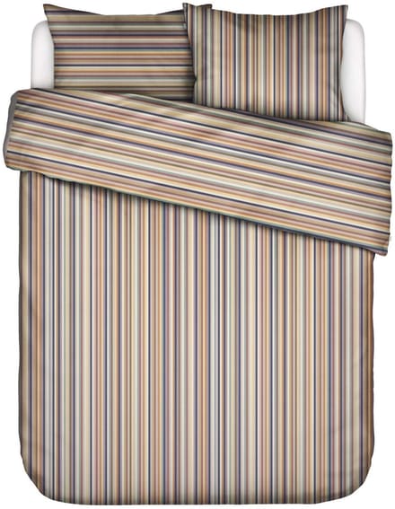 Essenza Donna Dekbedovertrek Biologisch Katoensatijn Nightshadow blue - Lits-Jumeaux - 240x200/220 cm