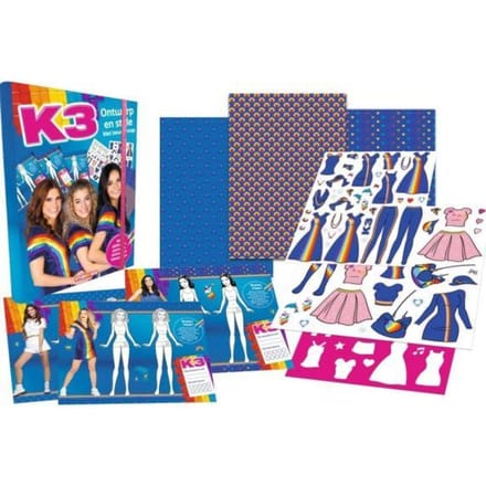 Studio 100 K3 Creaboek Educatieve boeken (spelletjes en raadsels)