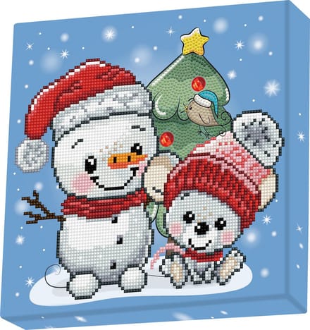 Diamond Dotz diamond painting - Baby Christmas kerst knutselset.