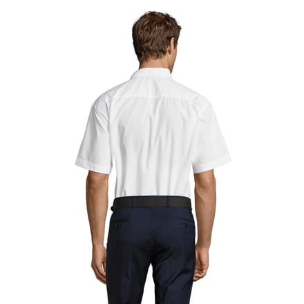 SOLS Unisex Bristol Plain Poplin Business Shirt voor volwassenen (Wit)