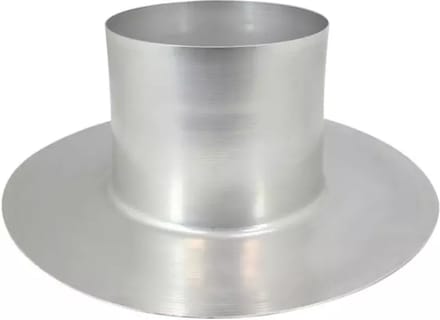 Thermoduct aluminium plakplaat voor dakdoorvoer diameter 315 mm