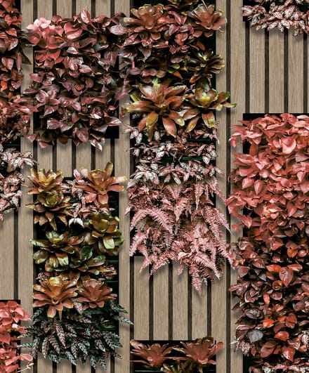 Dutch Wallcoverings - Artifice- planken/planten bei/bruin - M794-10