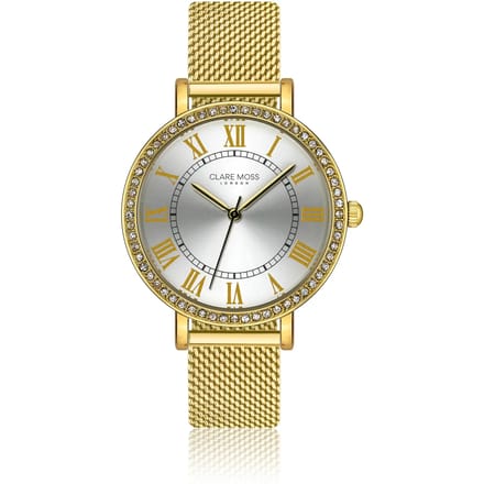 Vrouwenhorloge Clare Moss Porcelain Mesh