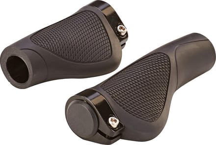 Ergonomische Fietshandgrepen met Schroefbevestiging - 132 mm, Zwart