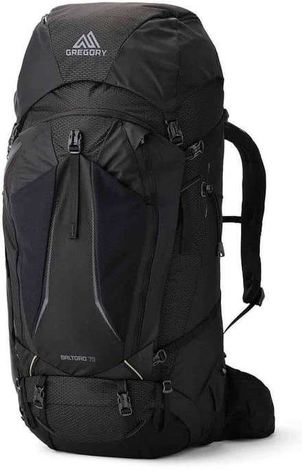 GREGORY trekkingrugzak rugzak Baltoro 75 Backpack Shadow Pine Black zwart