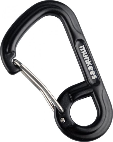 Munkees Karabijnhaak 6-shape 6 X 60 Mm Zwart