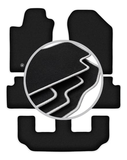 CARLUX-SILVER automatten voor: Toyota Corolla Verso II 7-zits (2004-2009)