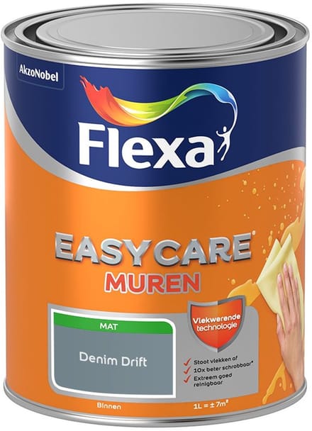 Flexa - Easycare Muren - Denim Drift - Mengverf - 1 L