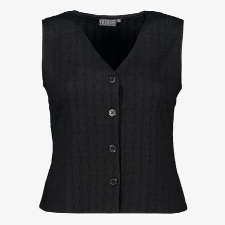 TwoDay dames gilet zwart - Maat S