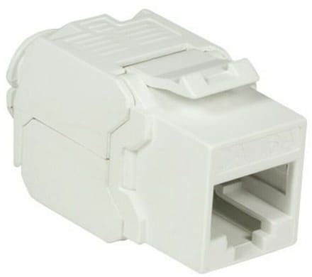 Danicom CAT6a UTP Keystone Connector - Toolless - Wit