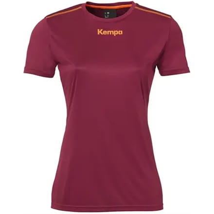 Kempa Poly Shirt Dames - sportshirts - bordeaux - Vrouwen