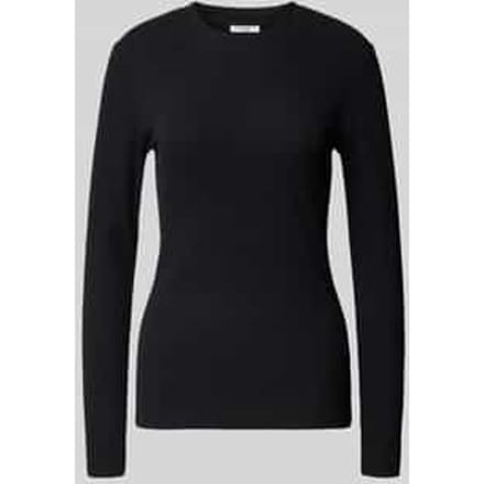 Slim fit shirt met lange mouwen van katoenmix