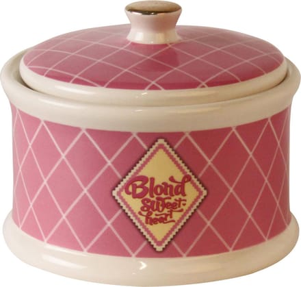 Blond Amsterdam Sweet Blond Pot met deksel Ruit Klein - Roze