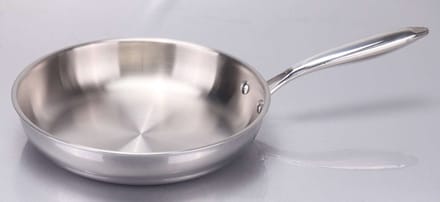 Braadpan koekenpan inox 24x5cm