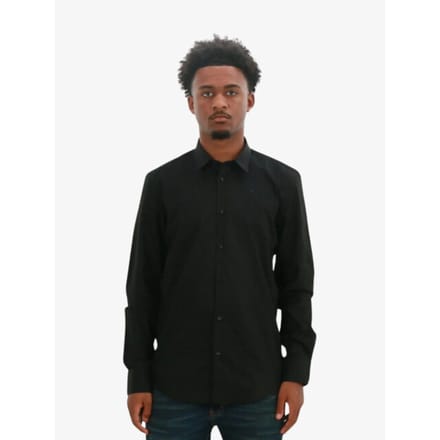Antony Morato Shirt napoli slim fit in soft touch cotton fabric easy iron blac