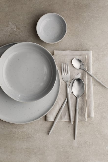 Sablo Cloud Diep Bord 18, | Lichtgrijs / Beige | Stoneware