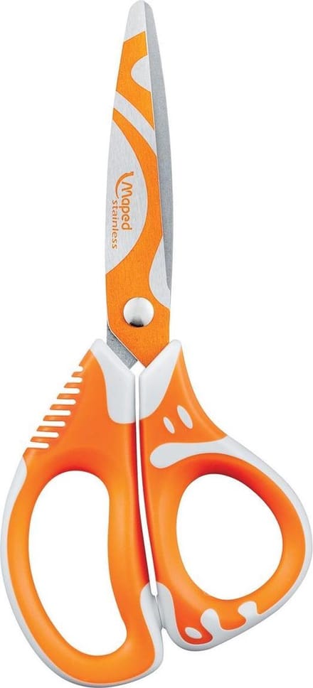 Zenoa Fit schaar 13 cm - asymmetrisch - assorti kleuren
