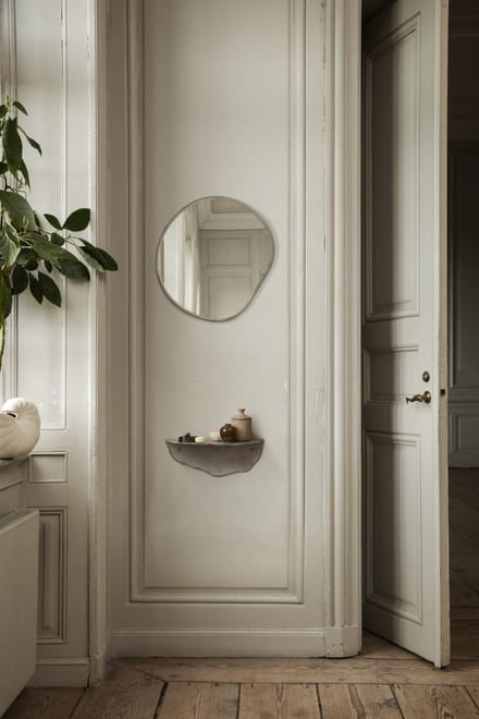 Ferm Living Pond Spiegel - chroom - klein