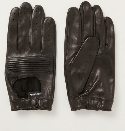 Hestra Steve handschoenen van lamsleer - Zwart - Maat 9