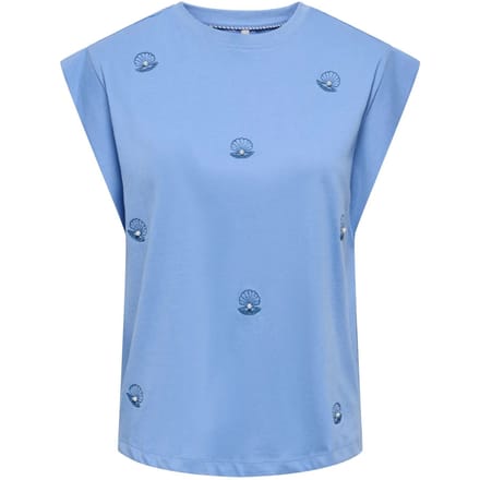 regular fit T-shirt van puur katoen model 'SHELINA'