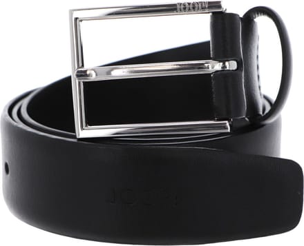 JOOP! Leren Riem Standard Coll. Belt 3,5 CM W80 Black Zwart