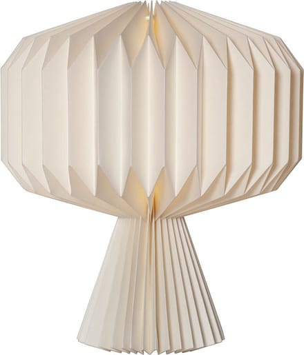 Tafellamp "Honeycomb" van FSC-papier, wit, opvouwbaar, voor E14-fitting, 33 cm