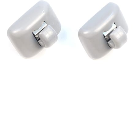 BDP1655-1 2 Stuks Zonneklep Schaduwhouder Haak Clips Grijze Kleur voor A1 A3 A4 B7 B8 B9 A5 A6 C6 Q2 Q3 Q5 TT Seat Exeo