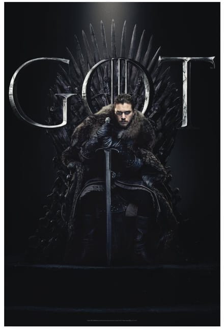 Game Of Thrones Jon Snow GOT Poster 20x30 cm