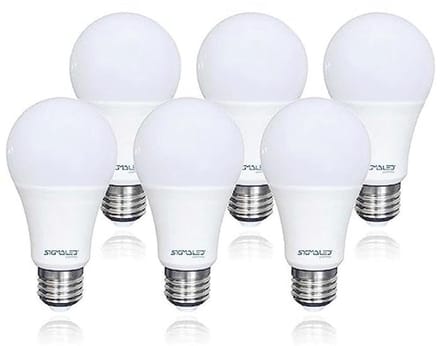 E27 LED lamp 15W - Warm wit licht 2800K - 1425 lumen - A60 LED-gloeilamp - Verpakking van 6