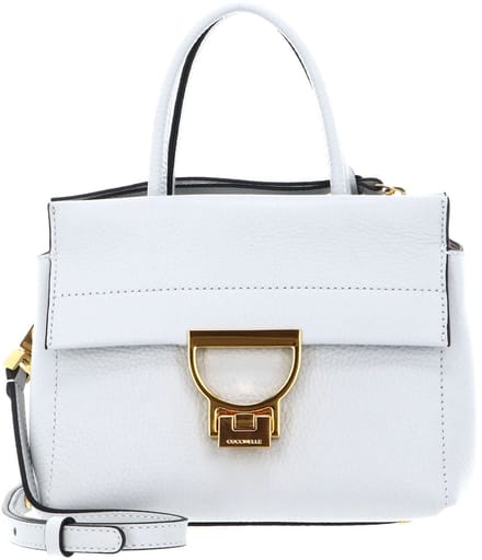 COCCINELLE Leren handtas schoudertas Arlettis Handbag Snow Lichtblauw