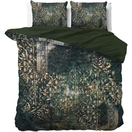 Dreamhouse Dekbedovertrek Nairobi Groen - Eenpersoons 140 x 200/220 cm + 1 kussensloop