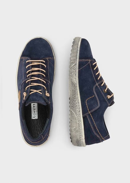 Schoenen van leer van wild - marine - Gr. 38 van Goldner Fashion