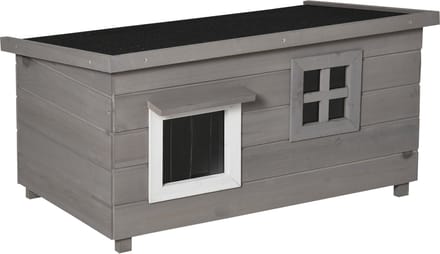 PawHut Kattenhuis met raam D30-503