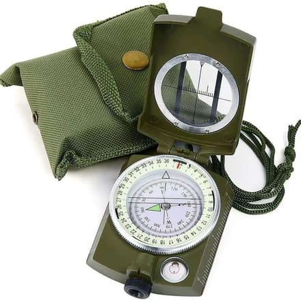 RezReady Multifunctioneel Kompas – Zinklegering met Kaartmeter voor Outdoor
