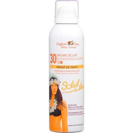 Soleil des Îles Zonnemelkspray met kokosgeur – SPF30 150 Spray